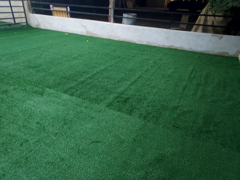 Artificial grass, green grass carpe - 8