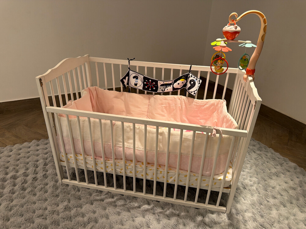 IKEA Baby Cot with Mattress & Acces - 1