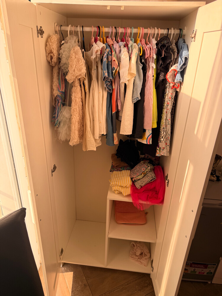 IKEA White 2-Door Wardrobe – QAR 35 - 2