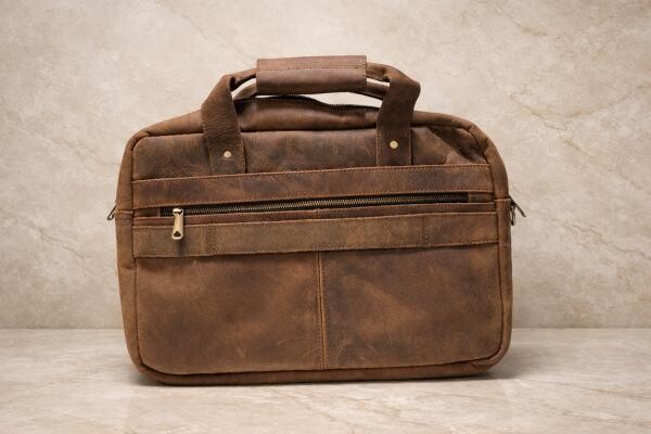 Premium Leather Laptop Bag - 3