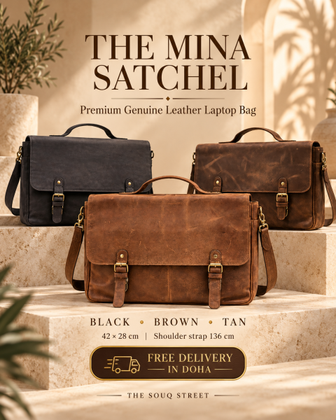 Premium Leather Laptop Bag - 1