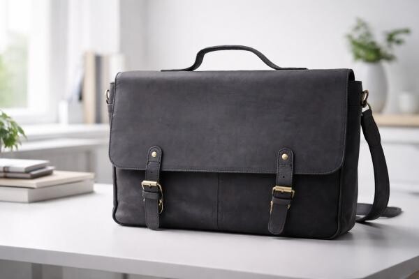 Premium Leather Laptop Bag - 3