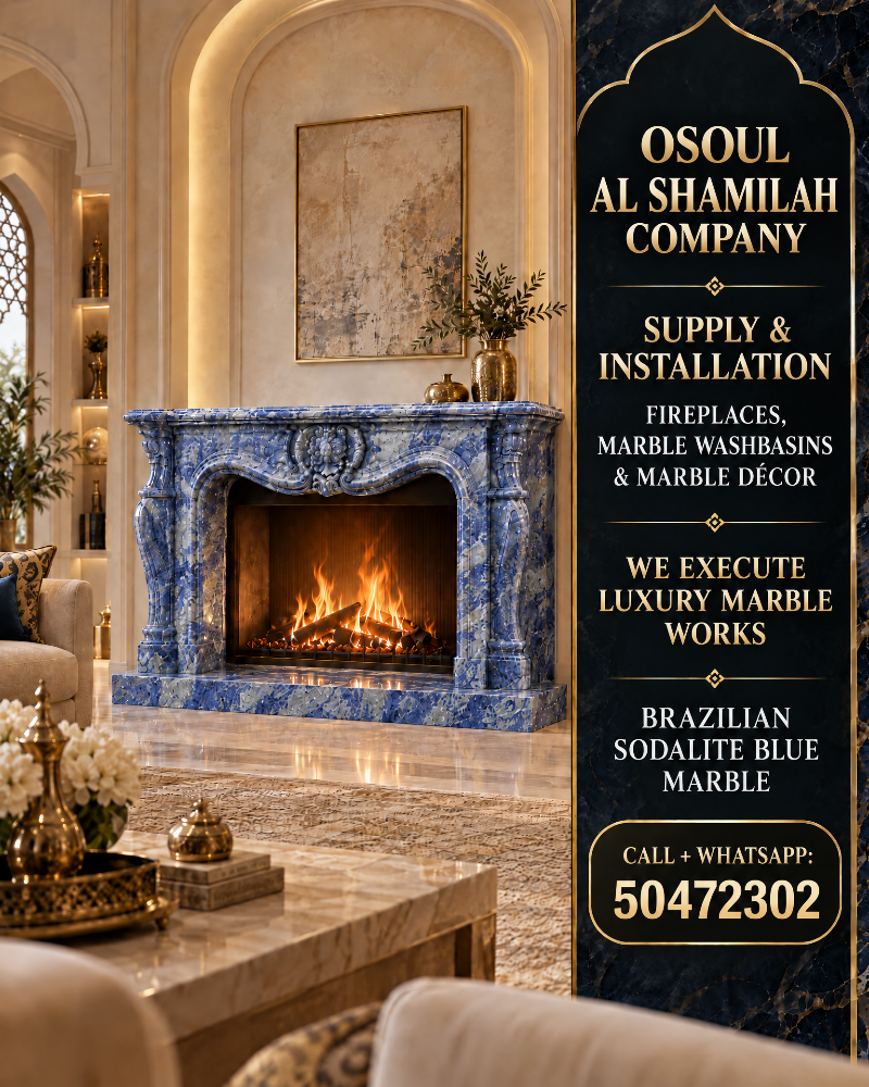 Marble Fireplace - 4
