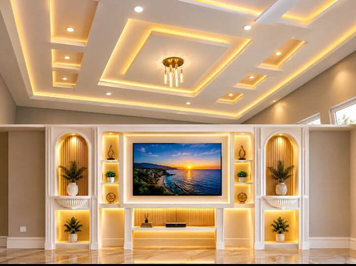 gypsum indoor decor - 18