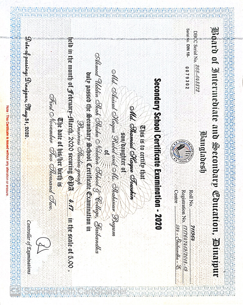 Md Shamiul Haque Towshin - 4