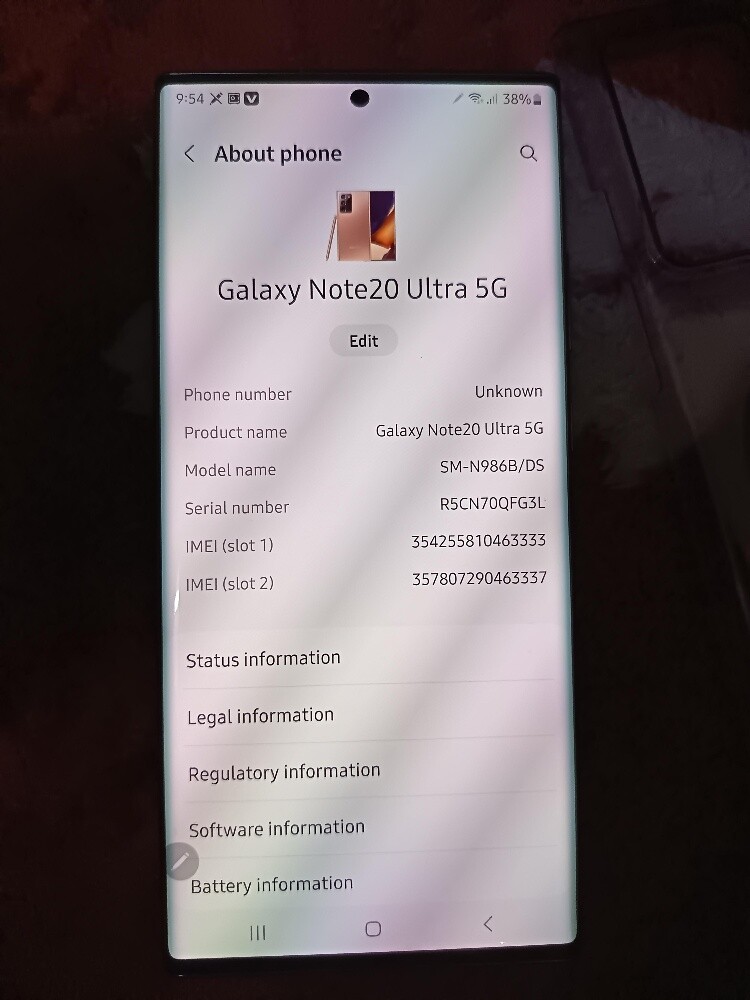 Galaxy note 20 ultra 256Gb Like New - 6