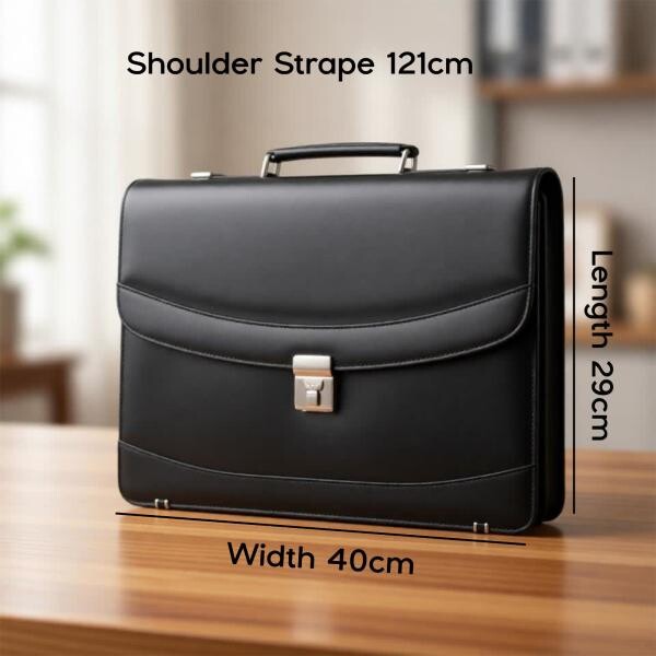 Premium Leather Laptop Bag - 2