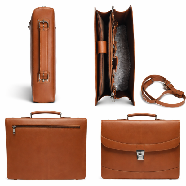 Premium Leather Laptop Bag - 5