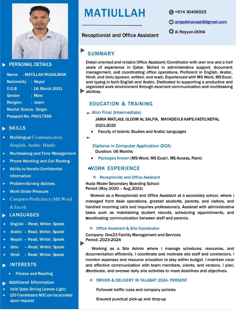 MATIULLAH MUSALMAN - 1