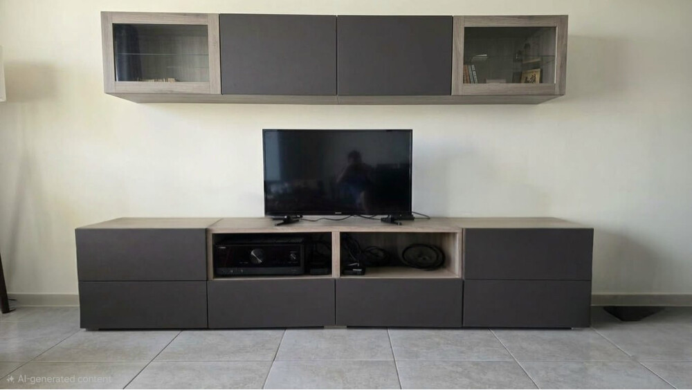 TV bench and storage units - 1