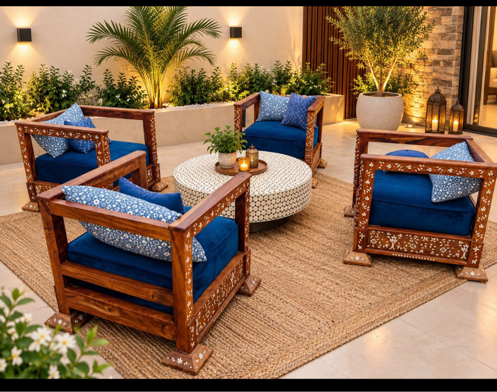 طقم صدف انتيك - 3