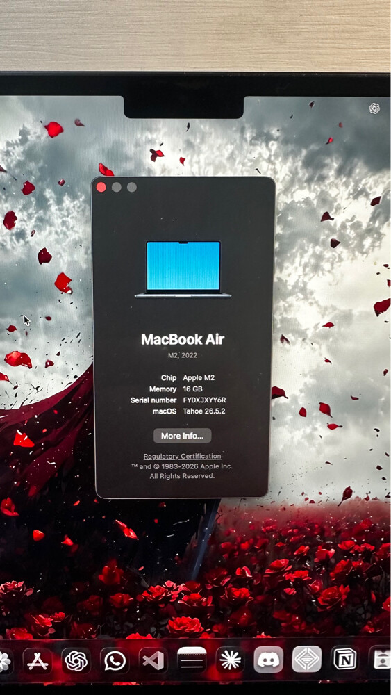 macbook air m2(16/256) - 3