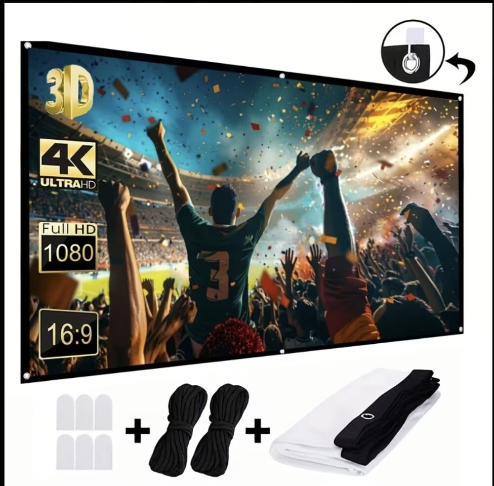 Projector Screen, 120" - 1