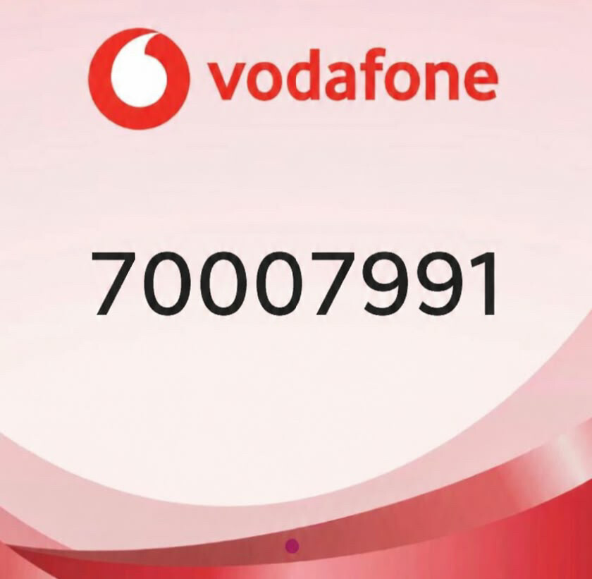 Vodafone phone number - 1