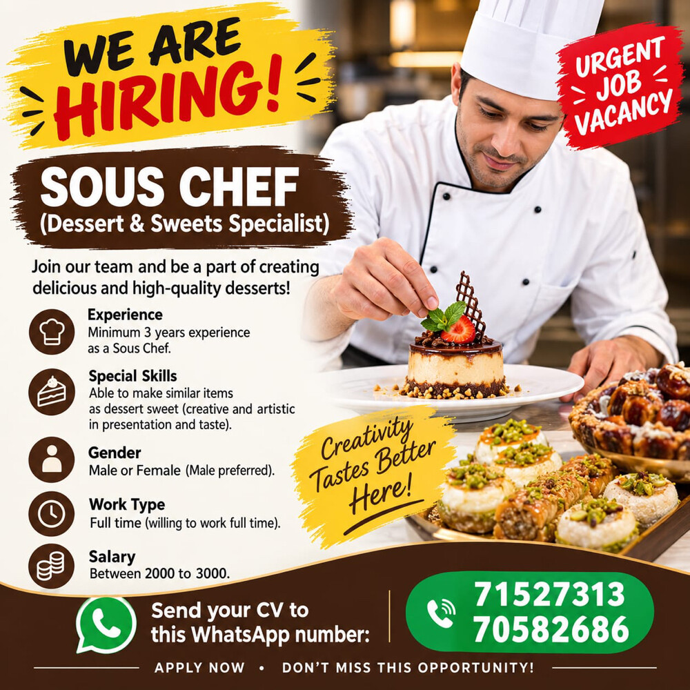 Arabic sweet chef - 1