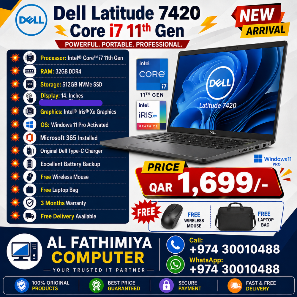 Dell Latitude 7420 – Core i7 11th - 2