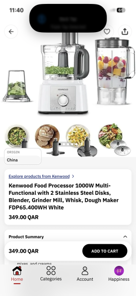Kenwood food processor - 3
