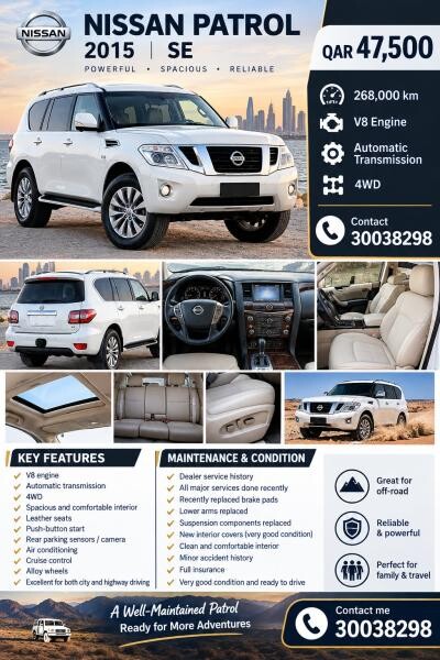 Nissan Patrol 2015 SE V8 - 2