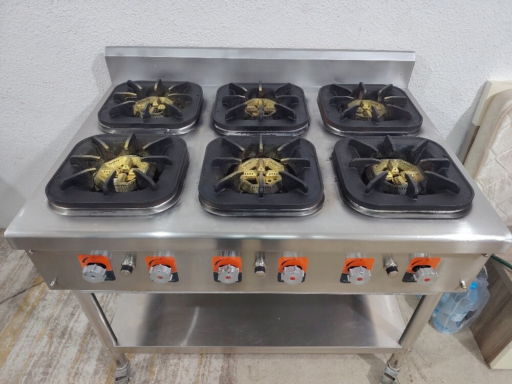 6 burner cooking range sale - 2
