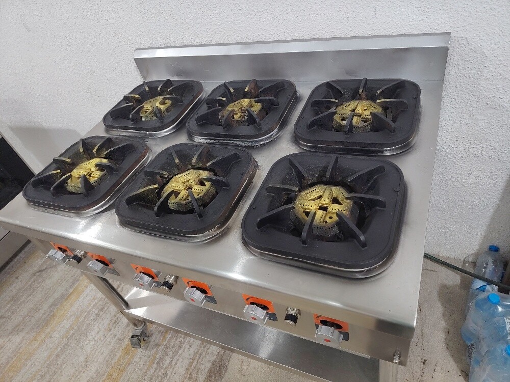 6 burner cooking range sale - 3