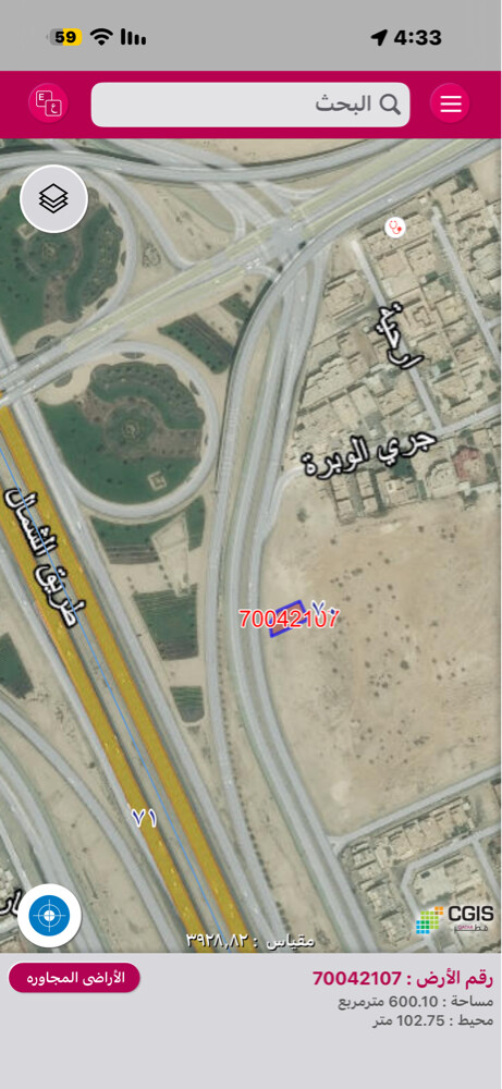 للبيع ارضين خلف فيستيفال - 3