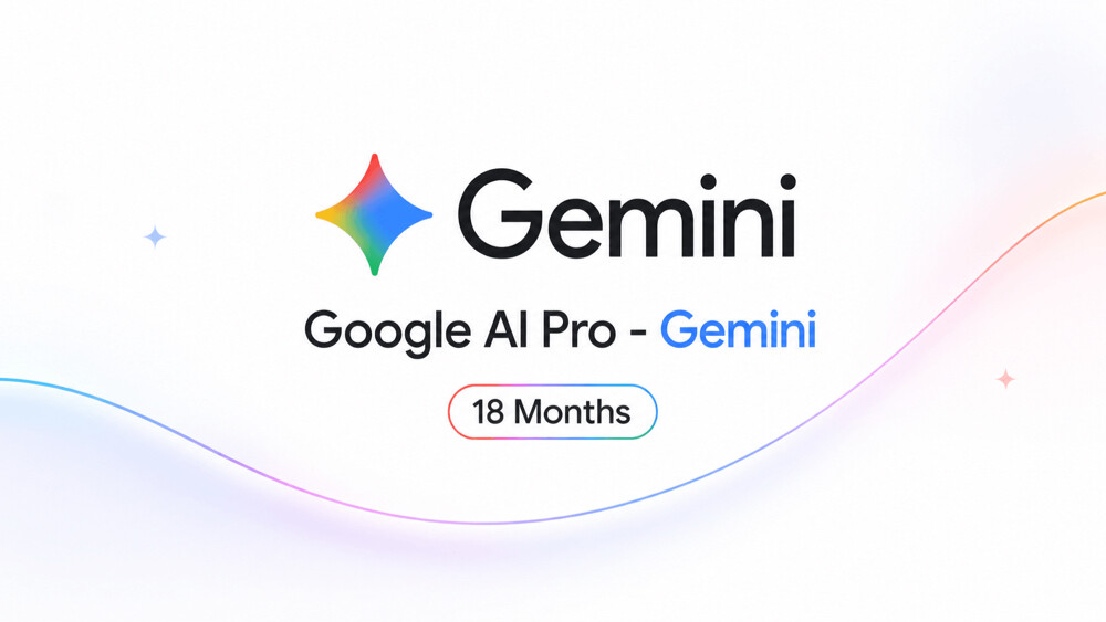 Gemeni AI 18 months on your account - 1