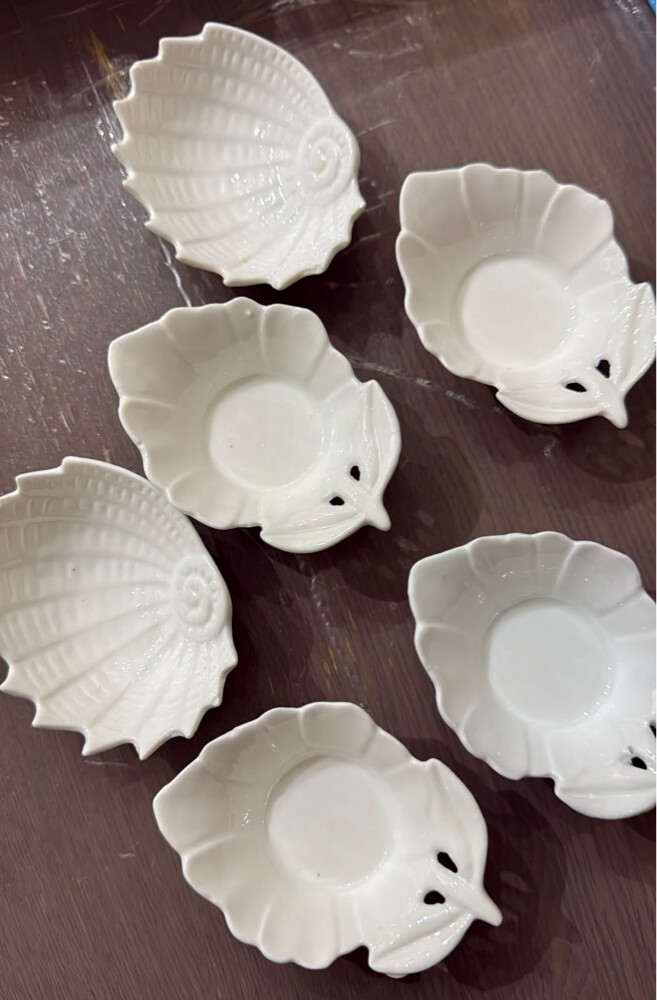 Small White Ceramic Dishes - 5