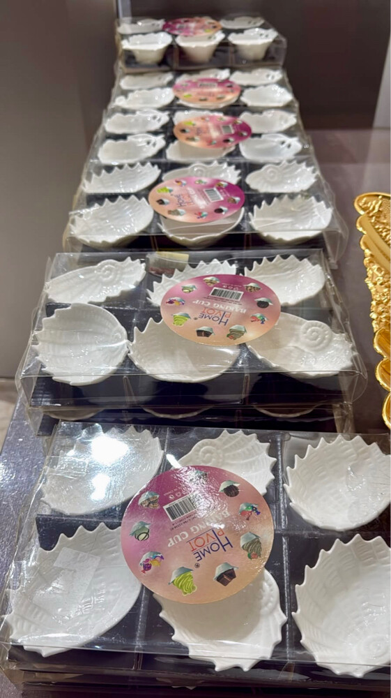 Small White Ceramic Dishes - 3