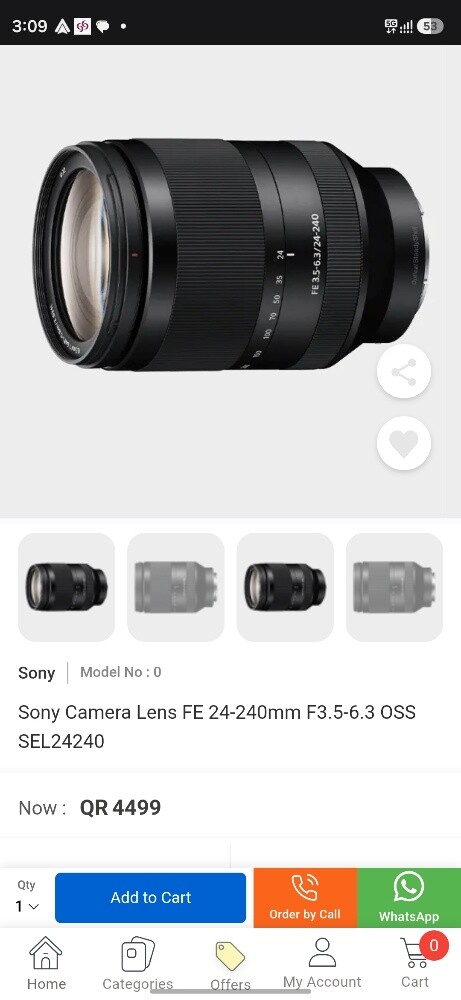 Sony FE 24-240mm f3.5-6.3 OSS lens - 2