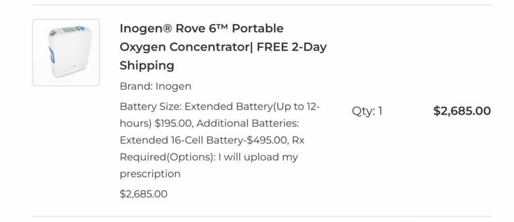 Oxygen concentrator portable - 2