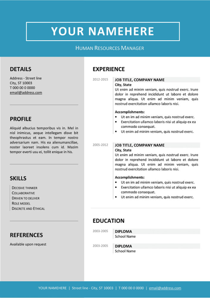 ATS tailored professional CV,Resume - 5