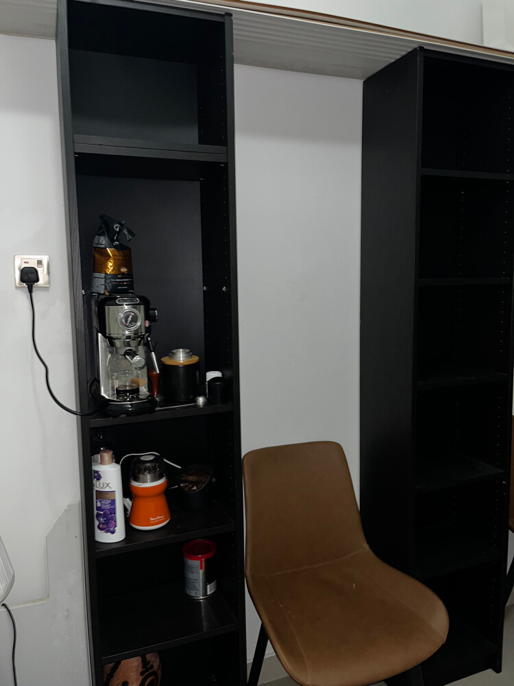 Ikea Black Wood Bookshelf - 6