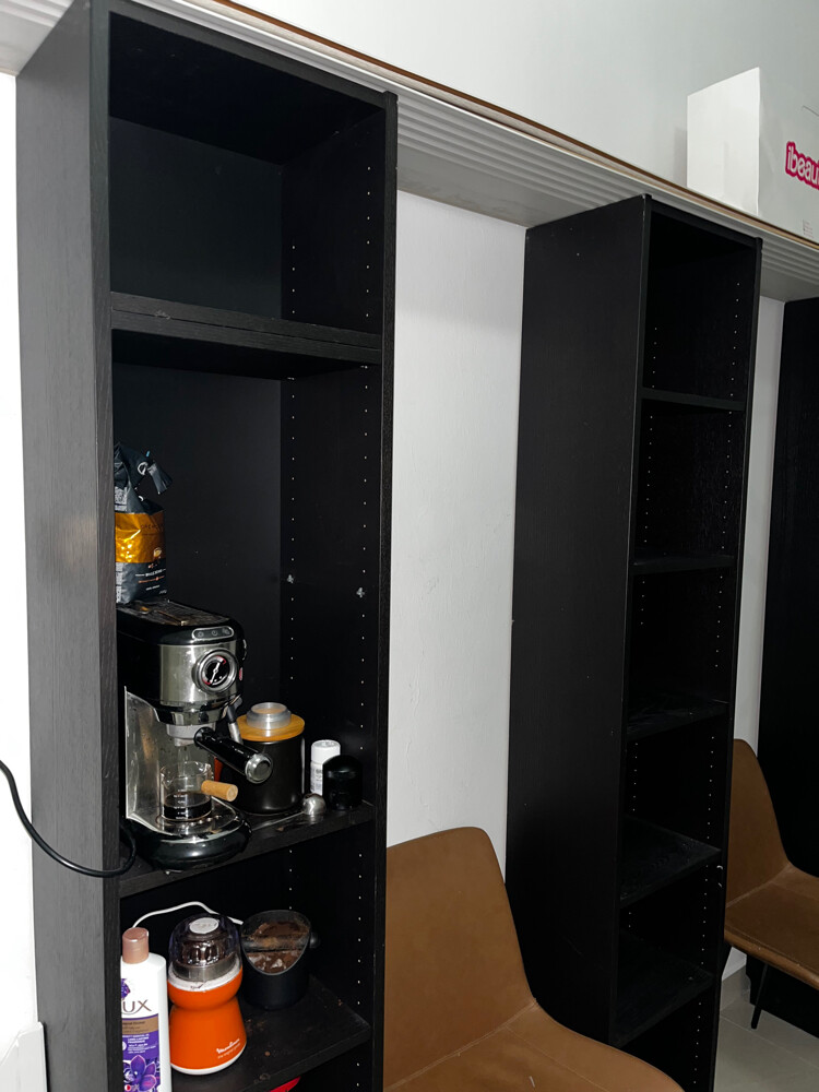 Ikea Black Wood Bookshelf - 7