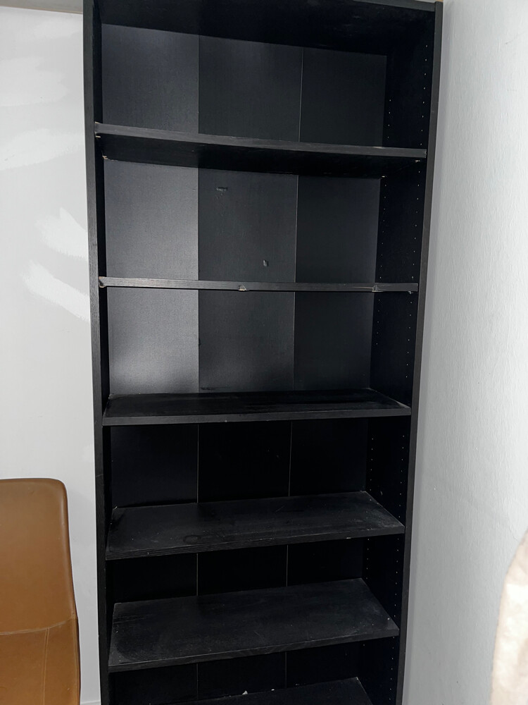 Ikea Black Wood Bookshelf - 5