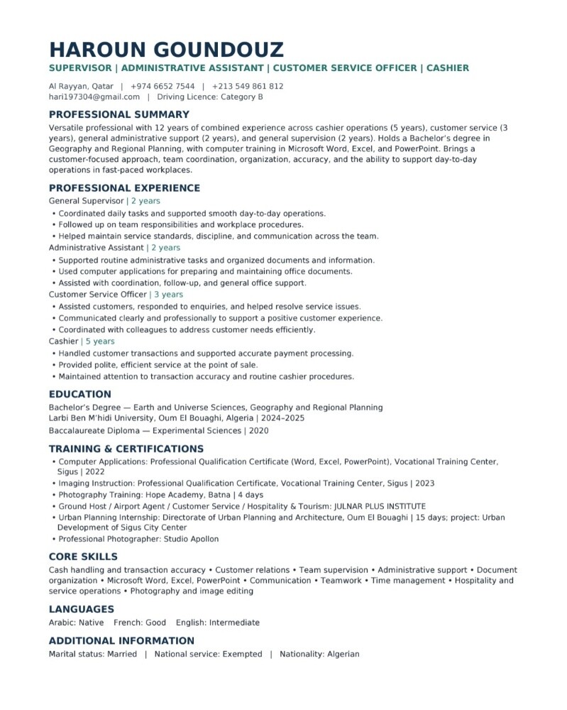 Engineer & Management & Cashier - 3