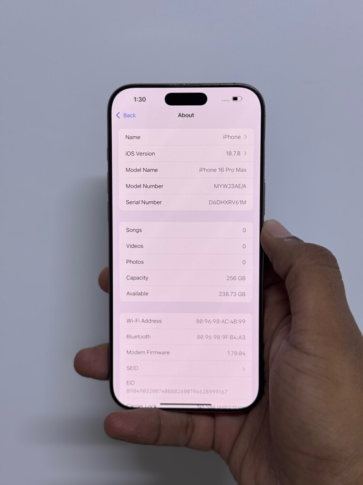 iPhone 16 Pro Max 256GB - 5