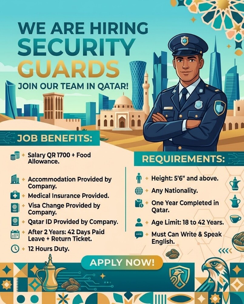 Security Guards - Urgently Hiring - 1