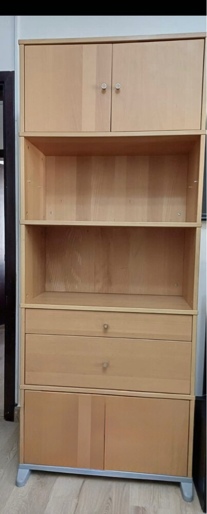 Light Wood color storage unit. - 2