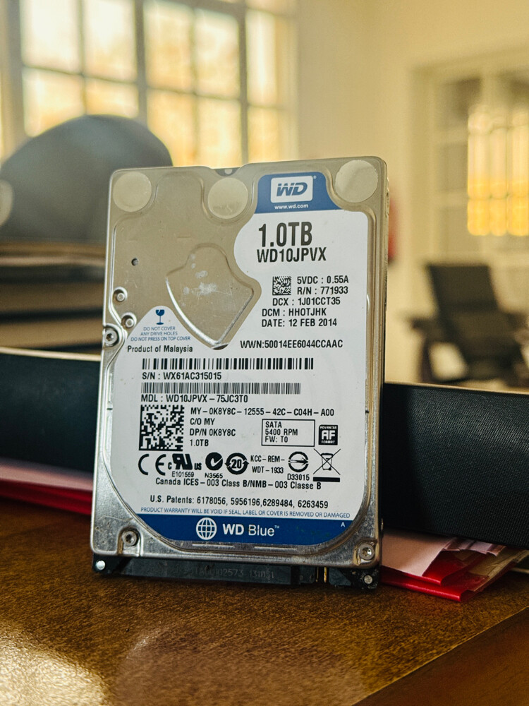 HDD 1TB HP laptop  - 2