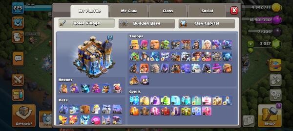 CLASH OF CLANS account - 2