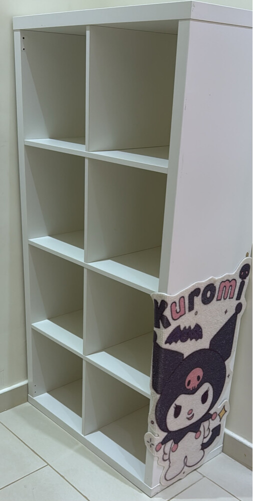 White IKEA shelving unit, - 2