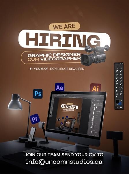 Hiring Graphic Designer - 2