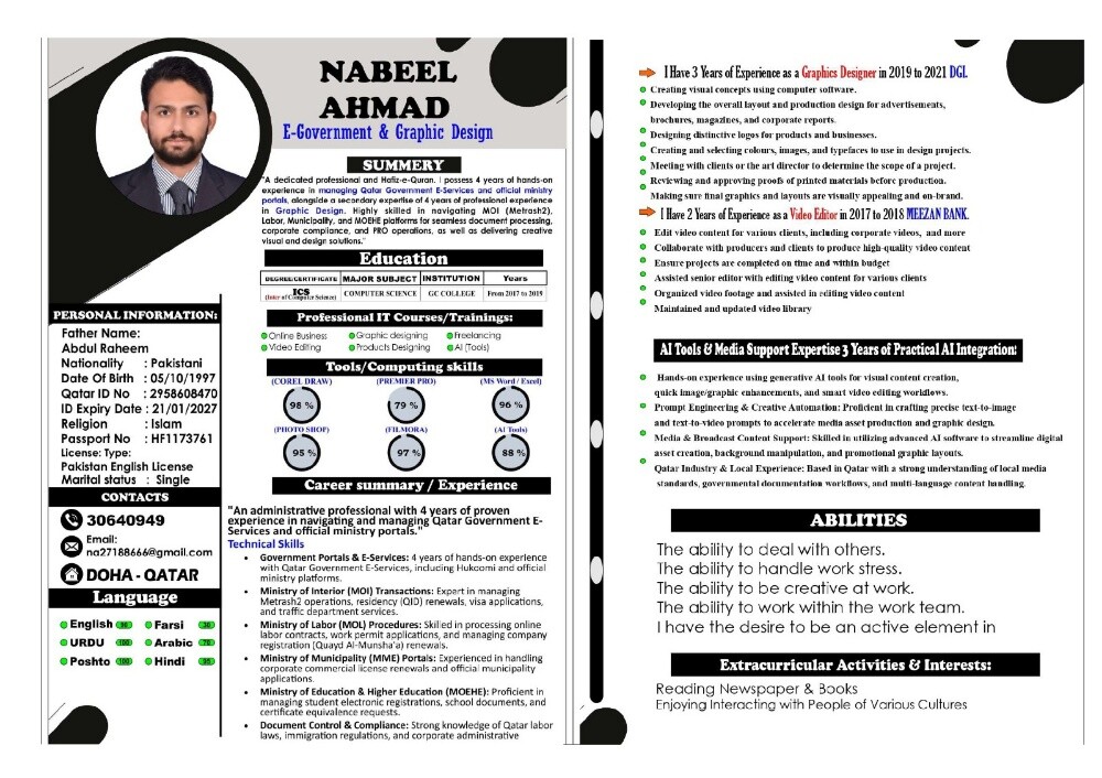 Name: Nabeel Ahmad - 1