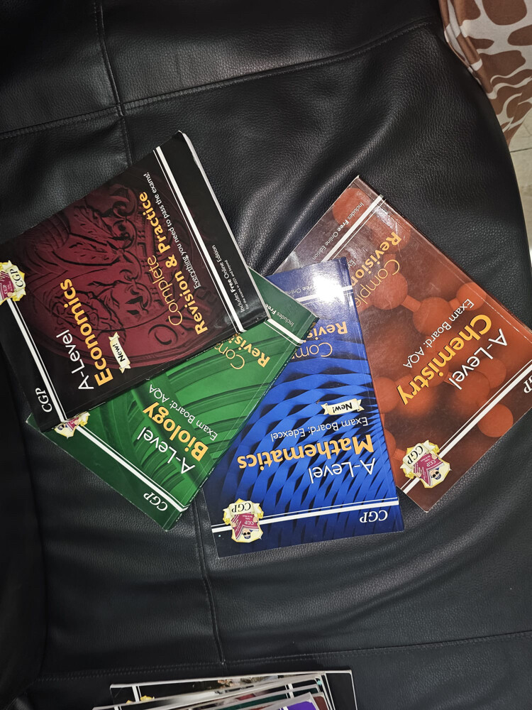 CGP A-Level Revision Books 4 books - 4