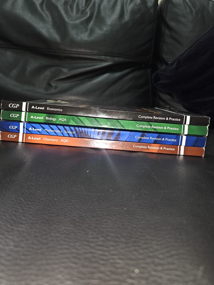 CGP A-Level Revision Books 4 books - 3
