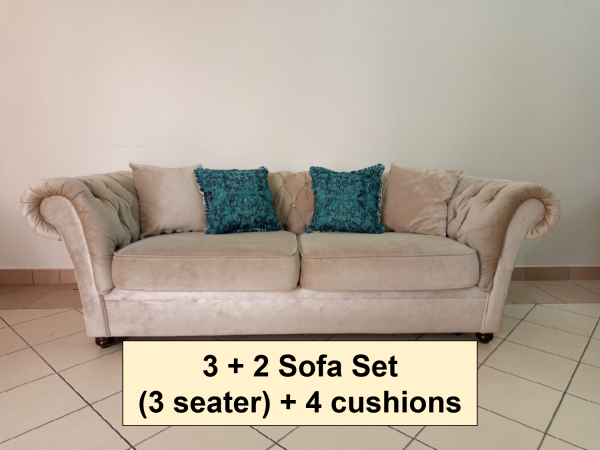 Livingroom Sofa Set (3 + 2 seat) - 2