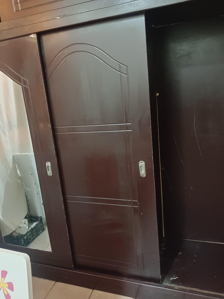 big  brown cupboard for  free - 4