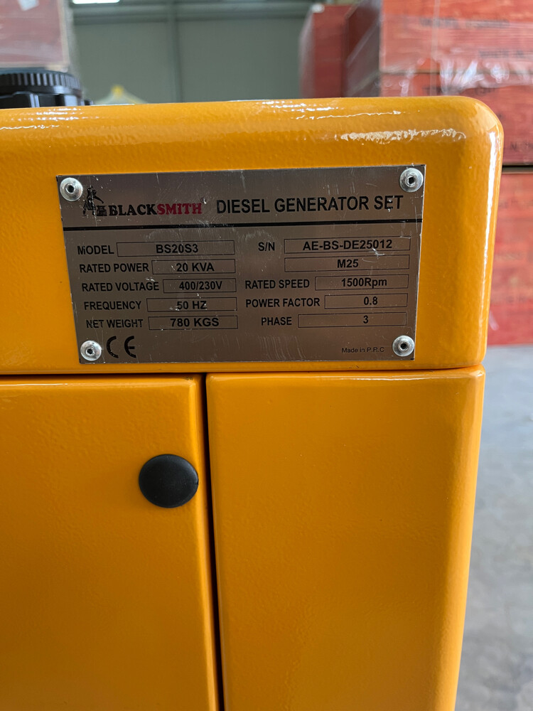 DIESEL GENERATOR SENCI&blacksmith - 5