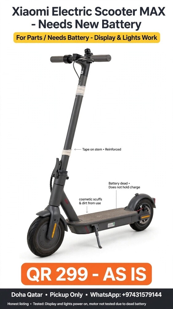 XIAMW SCOOTER NEED BATTERY EXCLUSIV - 2