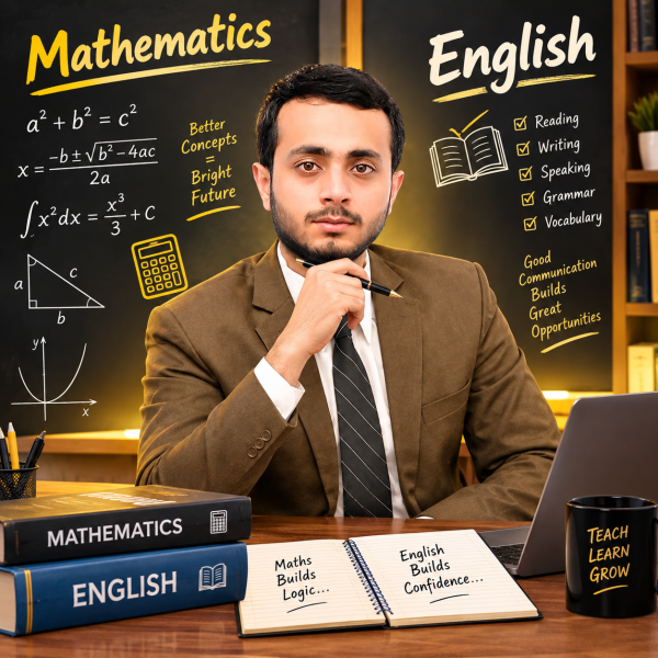 English & Mathematics Tutor - 1